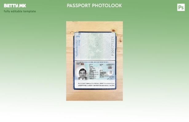 Модерен стил шаблон за презентација на пасош на Конго 1